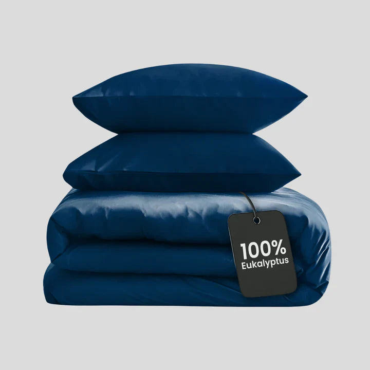 Salteviio® - Bettwäsche Set Eukalyptus Lyocell - Baltic Blue