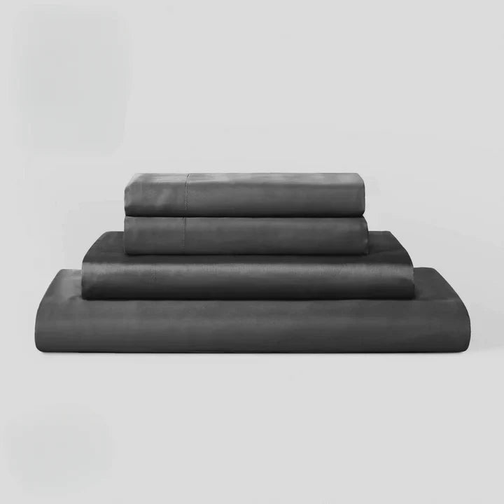 Salteviio® - Spannbettlaken Eukalyptus Lyocell - Night Grey