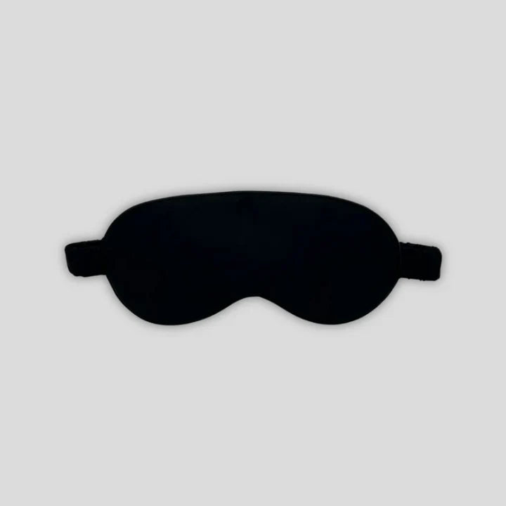 Salteviio® - Schlafmaske Eukalyptus Lyocell - Schwarz