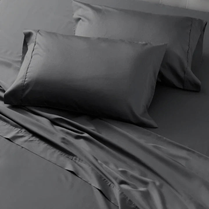 Salteviio® - Bettwäsche Set Eukalyptus Lyocell - Night Grey