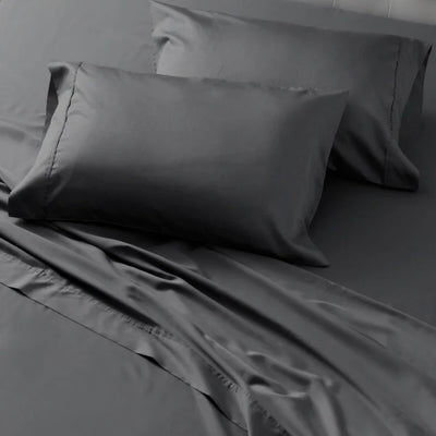 Salteviio® - Bettwäsche Set Eukalyptus Lyocell - Night Grey